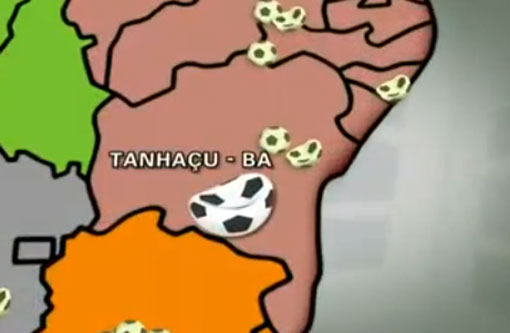 Bola Murcha da semana no Fantástico foi da cidade de Tanhaçu