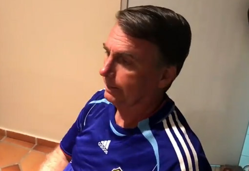 Em vídeo, Bolsonaro diz que só abandona a sua candidatura à Presidência da República se for morto ou tirado 'na covardia'
