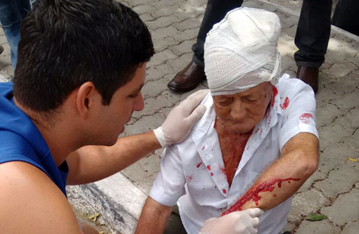 Brumado: Idoso é atropelado e recebe atendimento de Bombeiro Militar