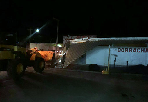 Brumado: borracharia que funcionava há anos na BA-148 foi demolida