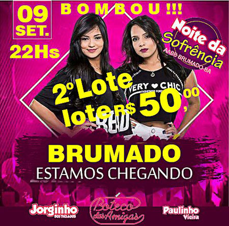 Brumado: 2° lote de ingressos da 'Noite da Sofrência' na AABB está à venda 