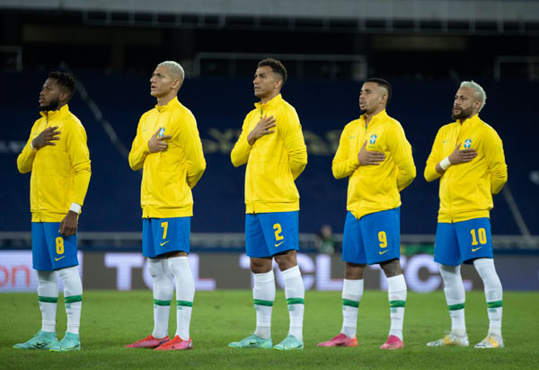 Brasil e Chile duelam pelas quartas de final da Copa América 2021