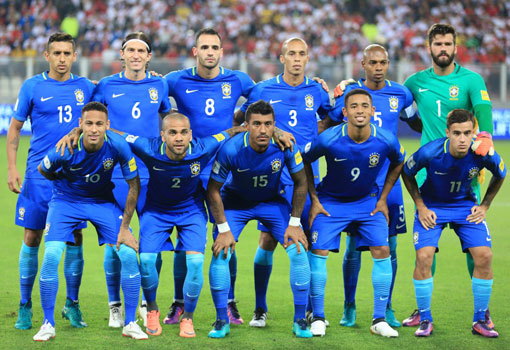 Brasil joga hoje contra a Colômbia defendendo sequência de nove vitórias