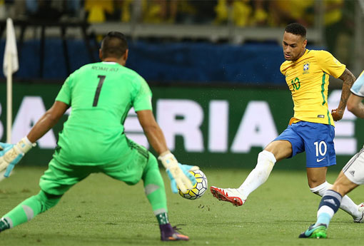 Impecável, Brasil vence clássico contra Argentina por 3x0