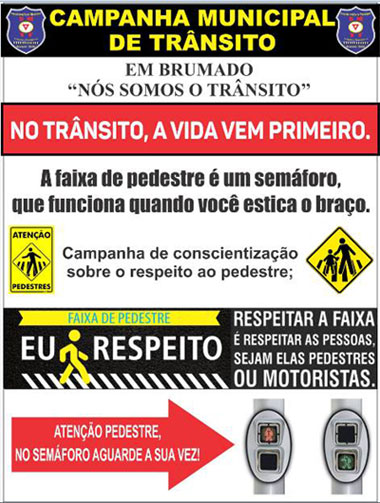 Brumado: SMTT promove ação de conscientização e orientação ao pedestre