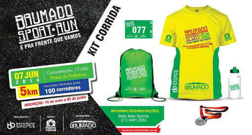 Dia 07 de junho acontece a corrida Brumado Sport Run; faça sua inscrição