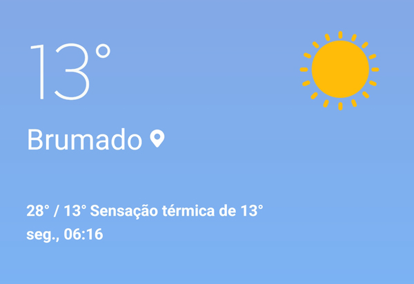 Temperatura cai e termômetroa chegam a marcar 13º C durante a madrugada em Brumado