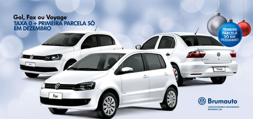 Brumado: Gol, FOX e Voyage com taxa 0 é na Brumauto 