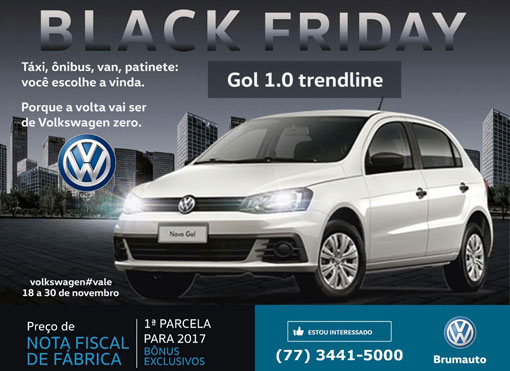 Brumauto: não perca as ofertas do Black Friday