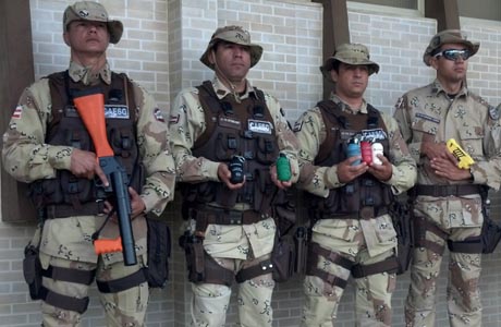 CAESG realiza instrução com toda a tropa