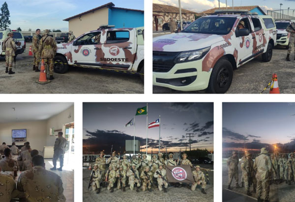 Caesg realiza doutrina de patrulhamento urbano com ênfase ao combate a atentados contra instituições financeiras