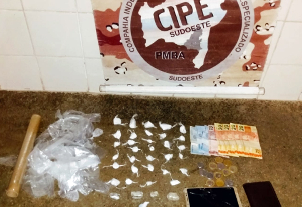 Homem é detido em Barra da Estiva acusado de tráfico de drogas