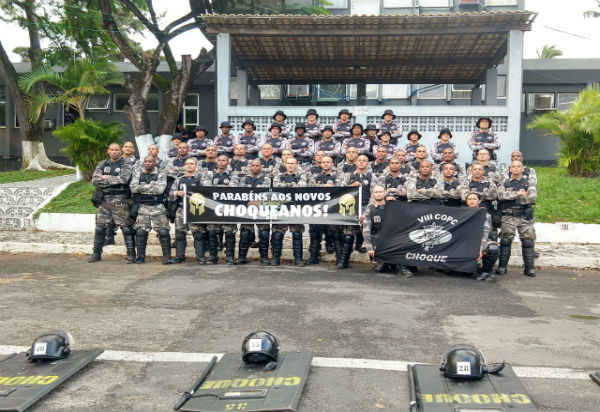 Policiais da Cipe Sudoeste participaram da VIII Edição do Curso de Operações de Choque da Polícia Militar