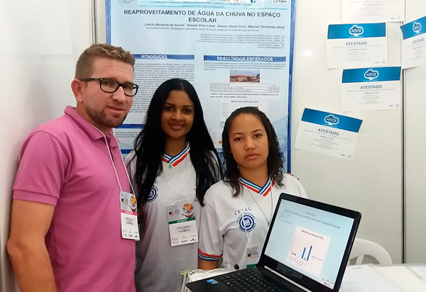 Estudantes de Caetité desenvolvem projeto  que alia Matemática e captação de água da chuva