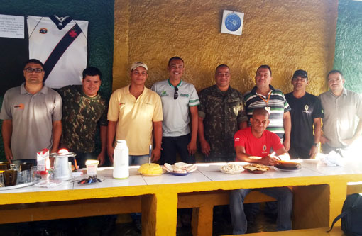 Tiro de Guerra 06-024 promove café da manhã com representantes de Blogs brumadense