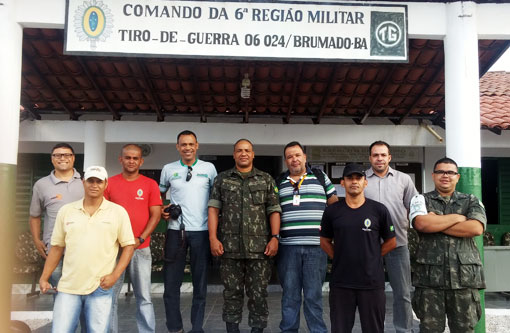 Tiro de Guerra 06-024 promove café da manhã com representantes de Blogs brumadense