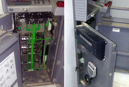 Aracatu: caixa eletrônico do Banco Bradesco foi arrombado; polícia investiga o caso