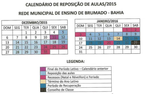 Brumado: Prefeitura aprova calendário para reposição de aulas após a greve