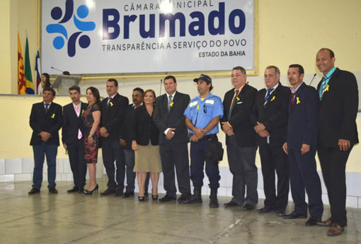 Legislativo Brumadense adere ao movimento 'Maio Amarelo'