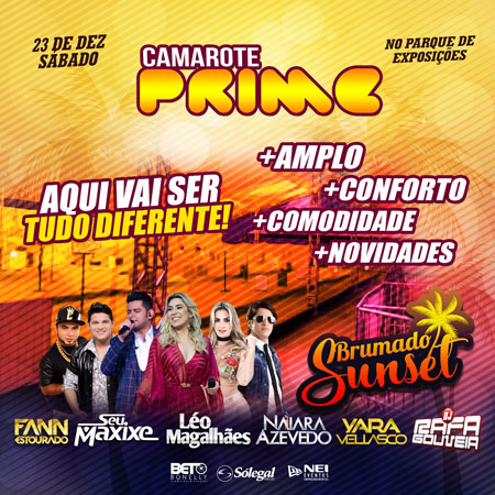 Camarote Prime do Brumado Sunset: Conforto, comodidade e grandes novidades para curtir esse mega evento 
