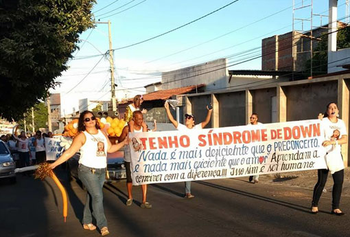 Brumado: caminhada lembrou o Dia Internacional da Síndrome de Down