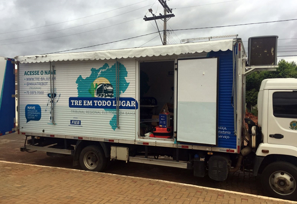 Caminhão do TRE está em Livramento para atendimento ao público