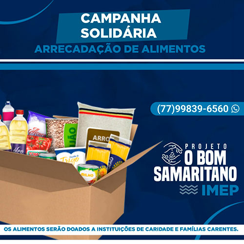 Abrace essa Causa: ‘Projeto O Bom Samaritano’ ajudando quem mais precisa em Brumado  