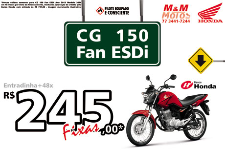 M & M Motos: Campanha Fan ESDI prorrogada devido a grande sucesso