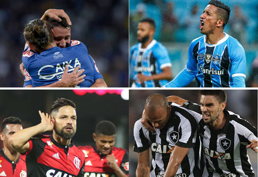 Copa do Brasil: Grêmio vence o Cruzeiro, e Botafogo e Fla empatam