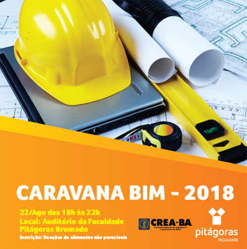 Faculdade Pitágoras de Brumado e Unopar sediaram evento Caravana BIM