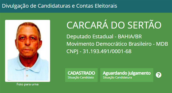  Brumado: 'Carcará do Sertão' tem candidatura a deputado estadual registrada