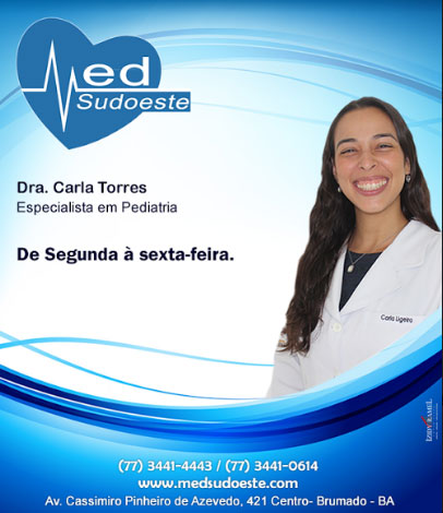Med Sudoeste: atendimento, de segunda a sexta-feira, com especialista em Pediatria