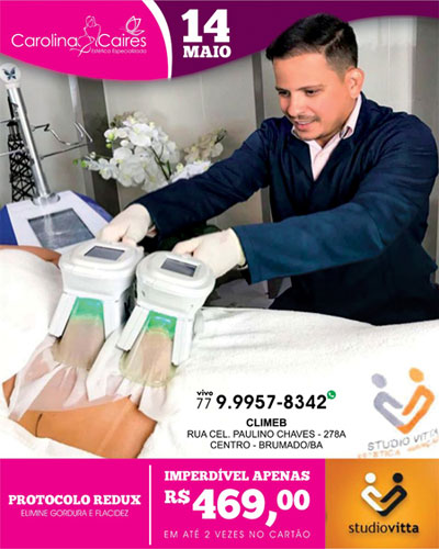 Carolina Caires Estética Especializada: conheça o Protocolo Redux e elimine gordura e flacidez sem dores