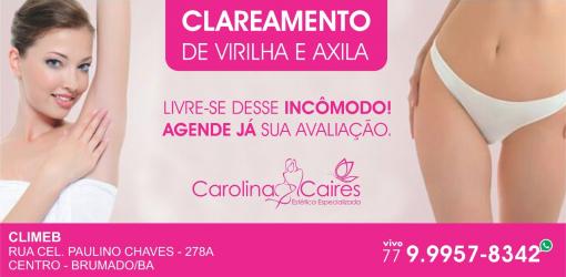 Carolina Caires - Estética Especializada: se livre das axilas e virilhas escuras