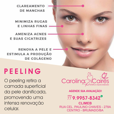 Carolina Caires - Estética Especializada: conheça os benefícios do Peeling de Diamante