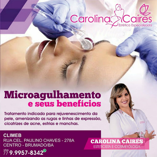  Carolina Caires: Estética Especializada - cuide da sua pele