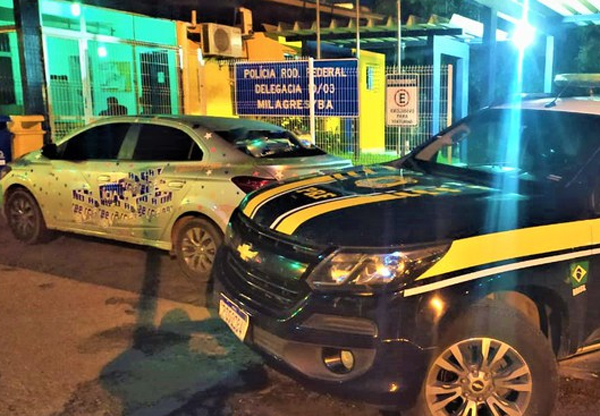 PRF apreende carro clonado que seria sorteado em rifa na Bahia
