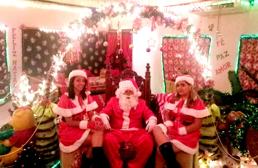 CDL: Casa do Papai Noel é aberta para visitação em Brumado