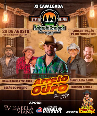 Barra da Estiva: Vem aí a XI edição da cavalgada 'A Top da Chapada'