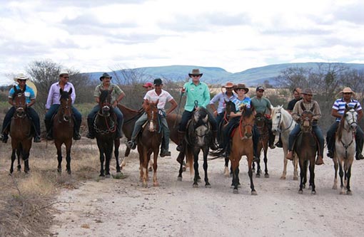 Gilson Dias participou de cavalgada e visitou comunidades no último final de semana