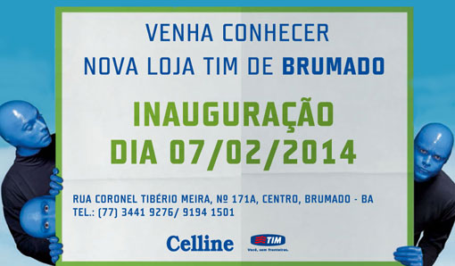 Brumado: Loja TIM será inaugurada nesta sexta-feira, 07