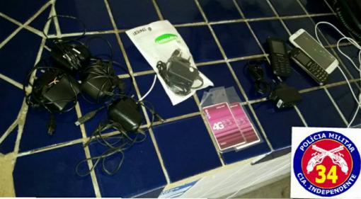 Polícia Militar frustra entrada de Celulares, chips e carregadores na delegacia de Brumado