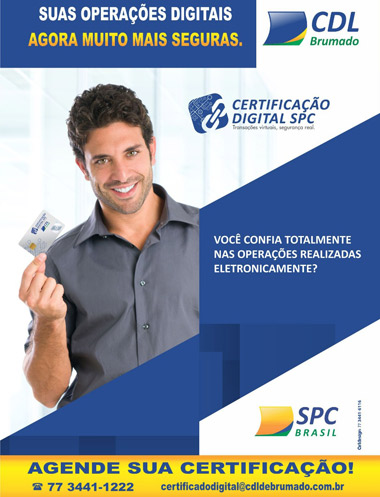  Faça o seu Certificado Digital na CDL de Brumado