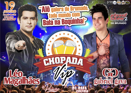 Brumado: Neste domingo (19) tem a 5ª Chopada Vip