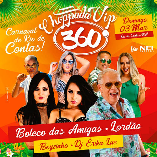 Confirmada a 'Choppada Vip 360°' a maior Choppada do carnaval de Rio de Contas