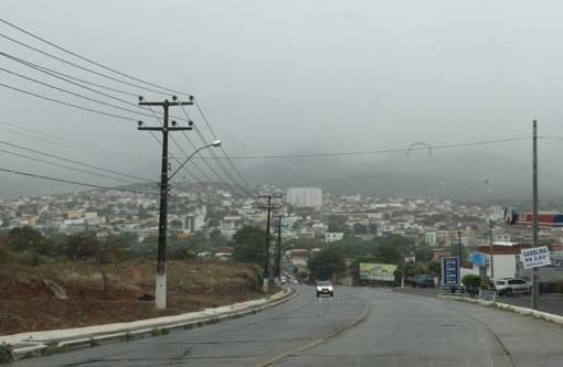 Brumado: O tempo e a temperatura