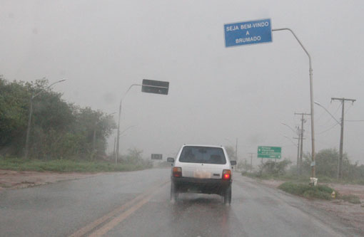 Brumado: Choveu forte no município durante o final de semana; previsão indica mais pancadas de chuva