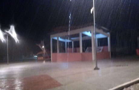 Depois de um dia muito quente choveu em Brumado