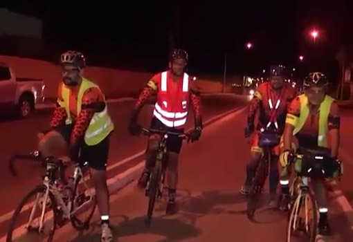 Ciclistas viajam de Governador Valadares ( MG)  para Brumado, um percurso de 660km