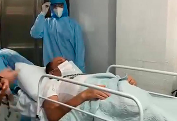 Empresário brumadense é recepcionado por familiares após vencer Covid-19